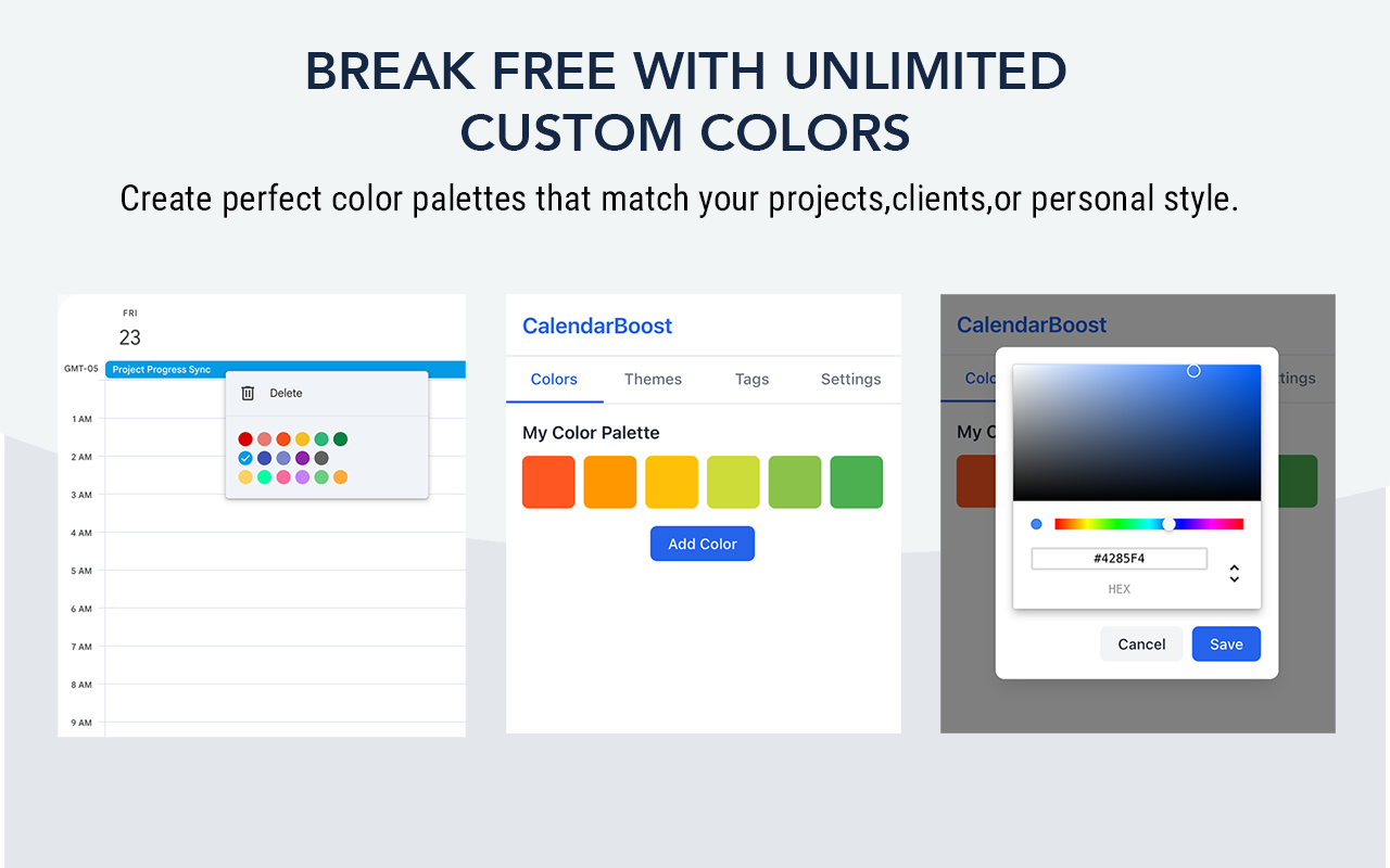 CalendarBoost - Screenshot 3 showing product features and functionality