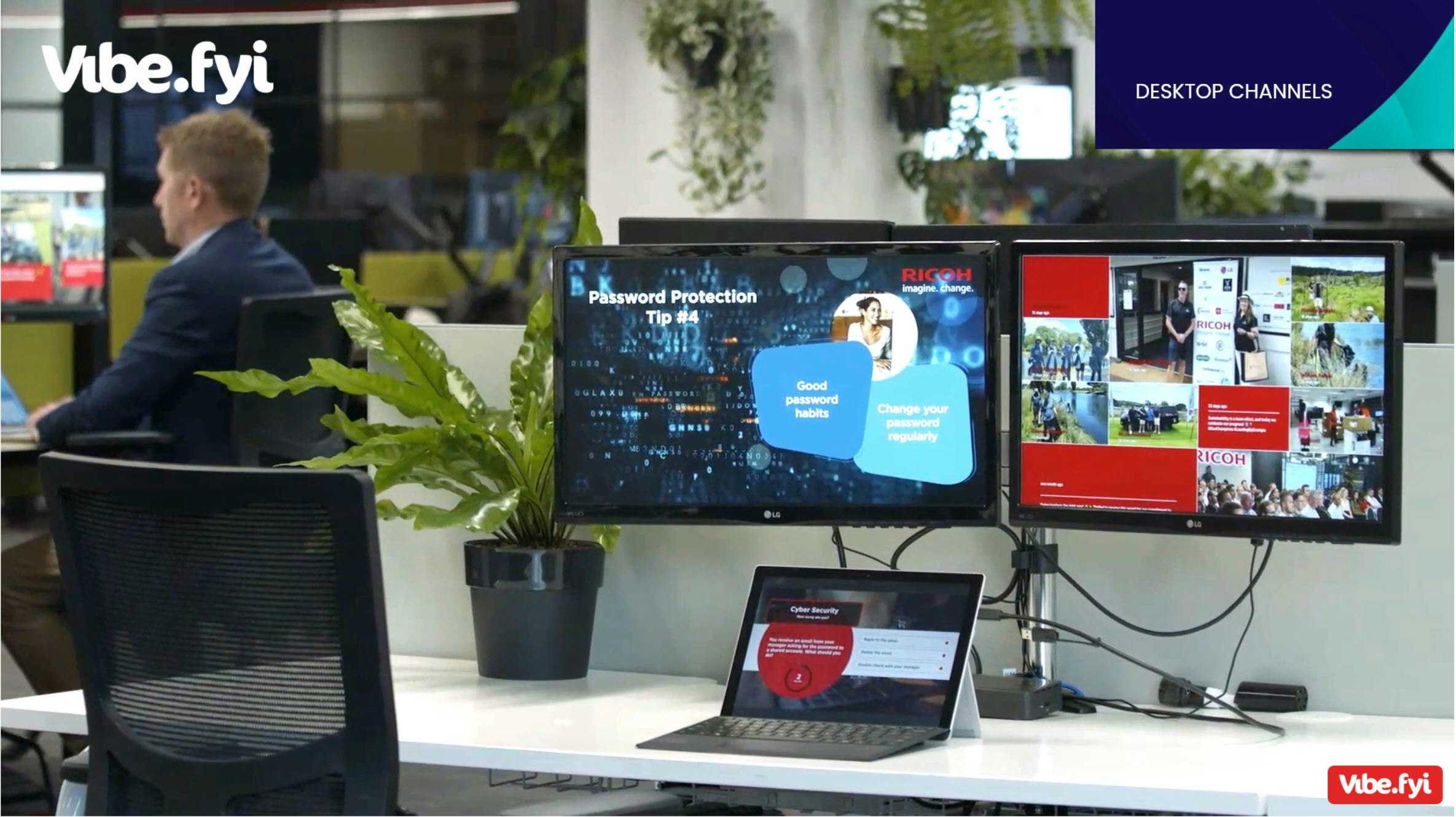 Media Vibe.fyi - Kênh máy tính để bàn - Reimagining Screensvers & LOCK Màn hình cho lực lượng lao động lai 2