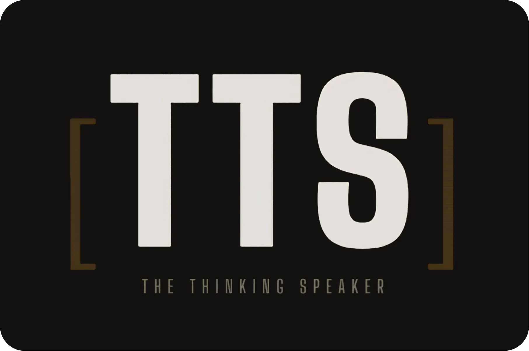 The Thinking Speaker logo