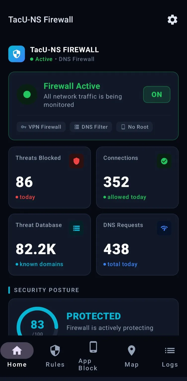 TacUNS Firewall gallery image