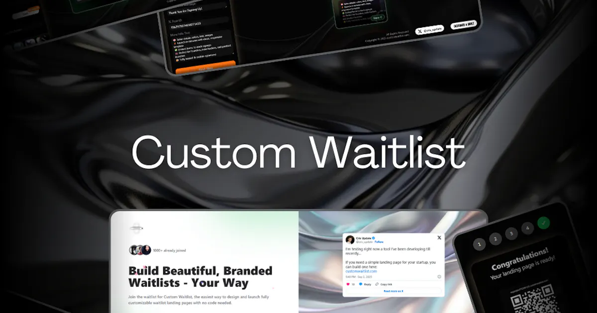 Custom Waitlist