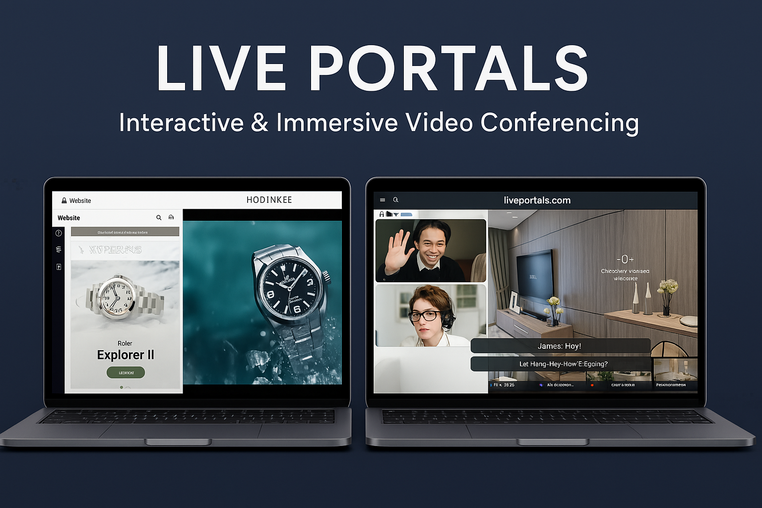 Live Portals |Aangepaste videoconferenties - Interactieve verkoopgesprekken, live demo's en zakelijke vitrines media 2