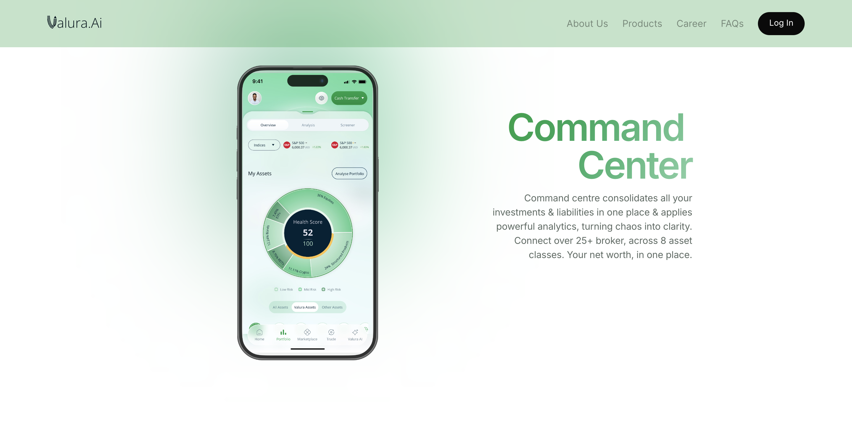 Valura.Ai - Screenshot 5 showing product features and functionality