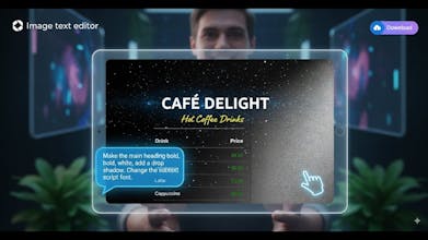 Editing text in images made accurate gallery image