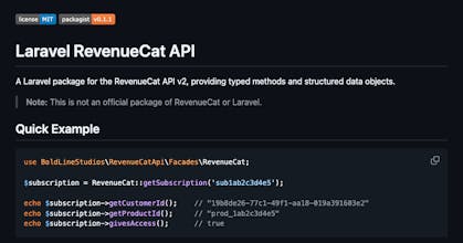 Laravel-RevenueCat-API gallery image