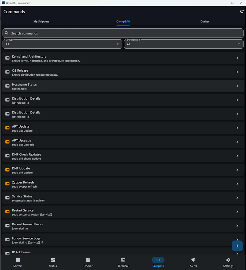 OlympSSH Commander screenshot 8