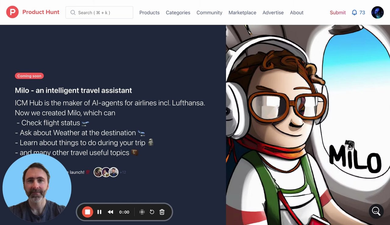 Milo - an intelligent travel assistant gallery image