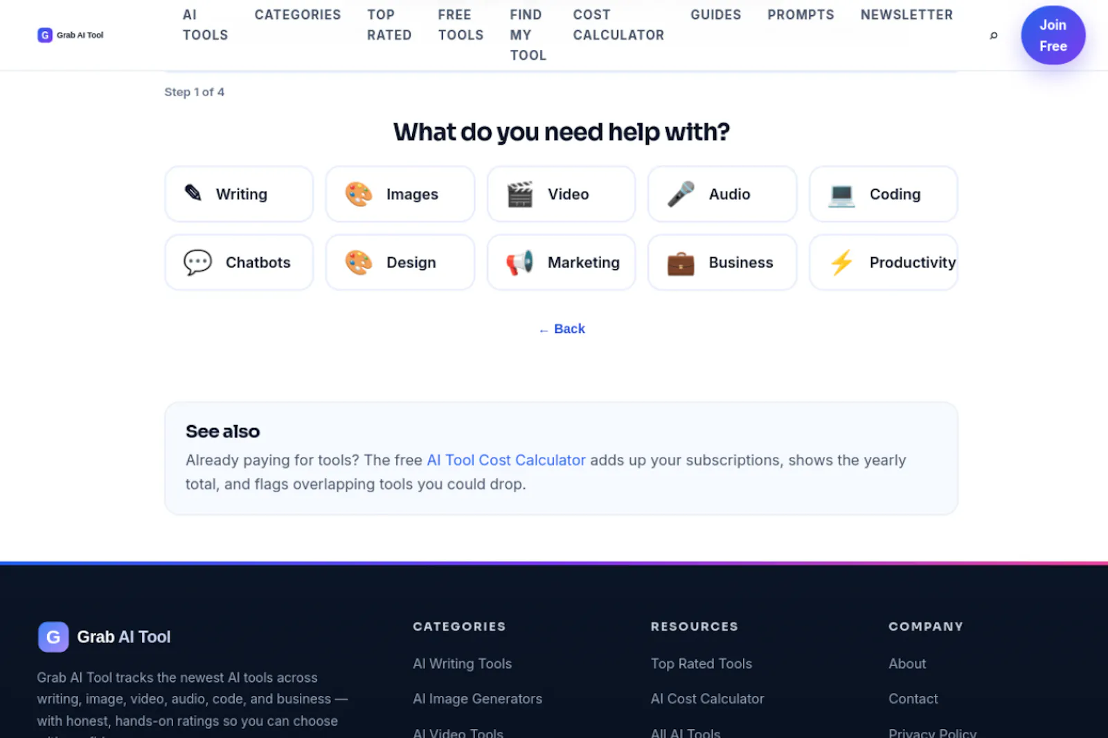 Grab AI Tool screenshot 3