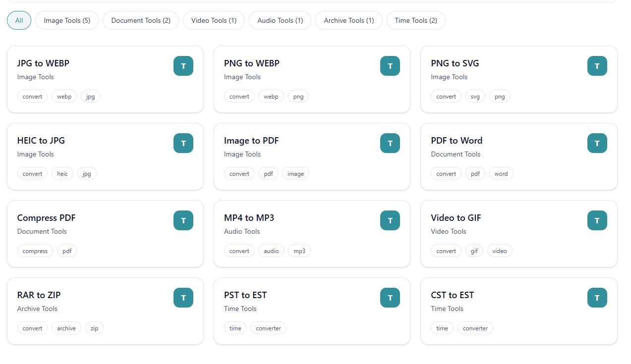 ToolsNest - Main product screenshot demonstrating key features and user interface
