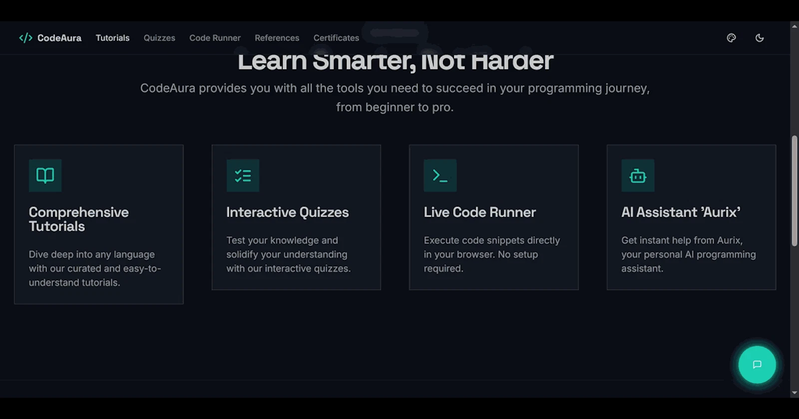 CodeAurix — Learn, Code, Build with AI screenshot 1