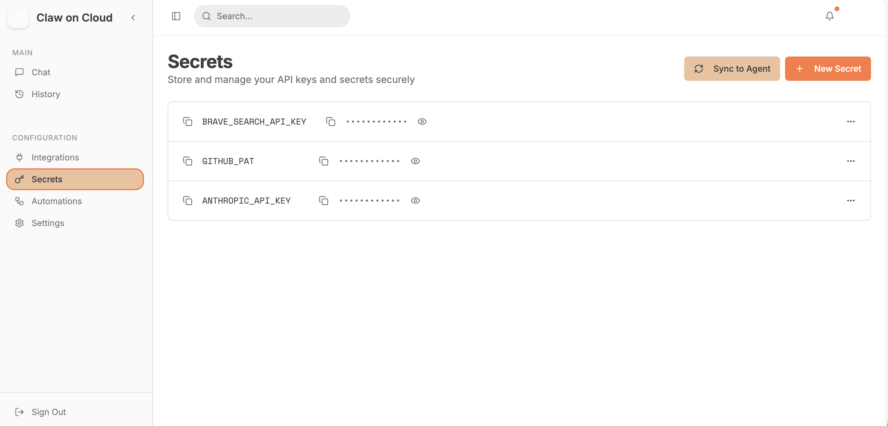 Claw on Cloud ( OpenClaw : Clawdbot AI ) gallery image