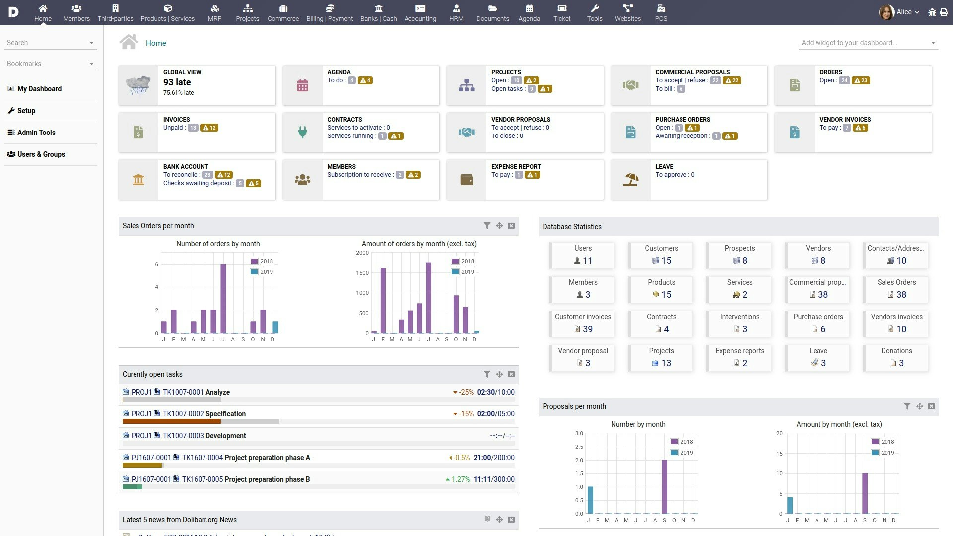 Dolibarr ERP CRM Open Source V19 media 3