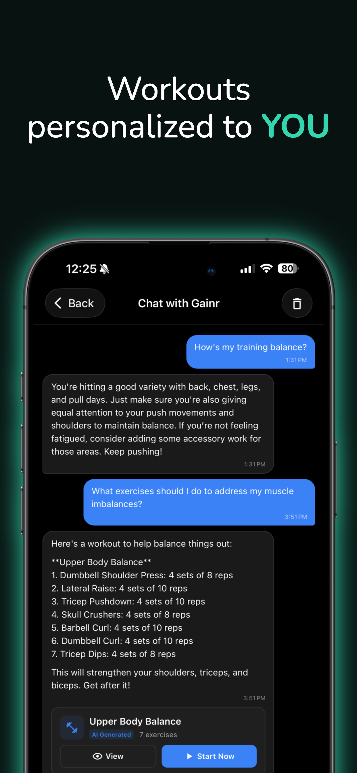 Gainr: AI Personal Trainer gallery image