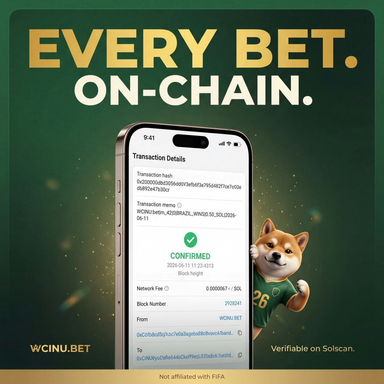 World Cup Inu BET gallery image