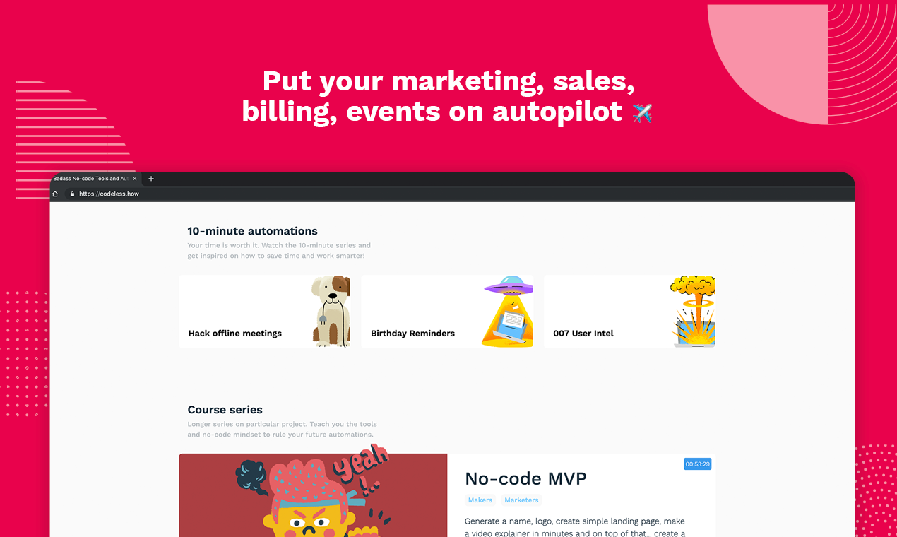 Codeless.how gallery image