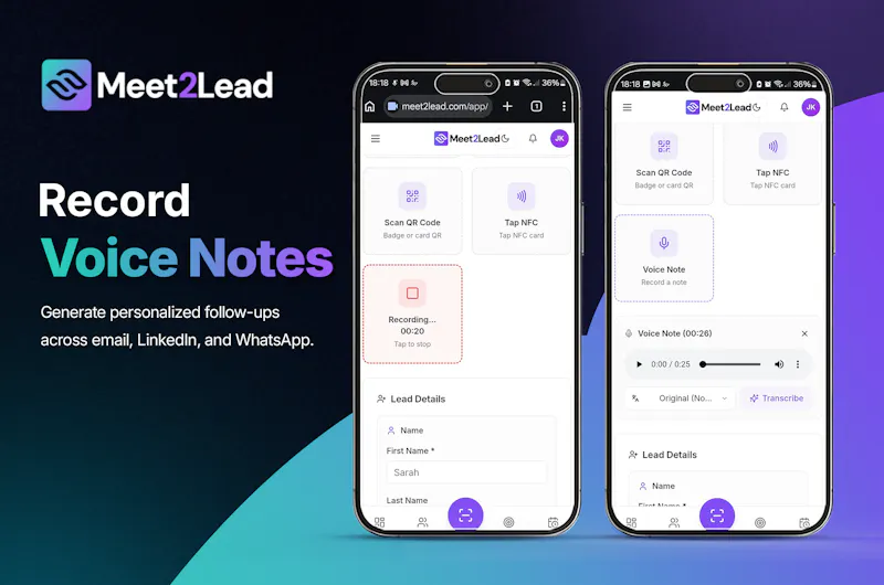 Meet2Lead screenshot 5
