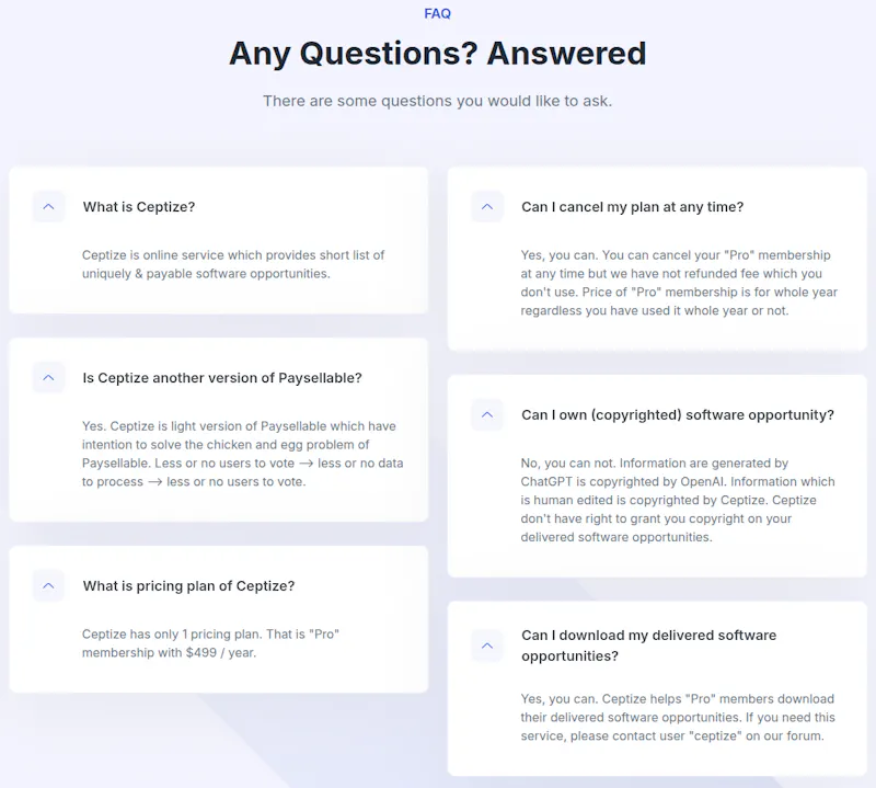 Ceptize screenshot 5