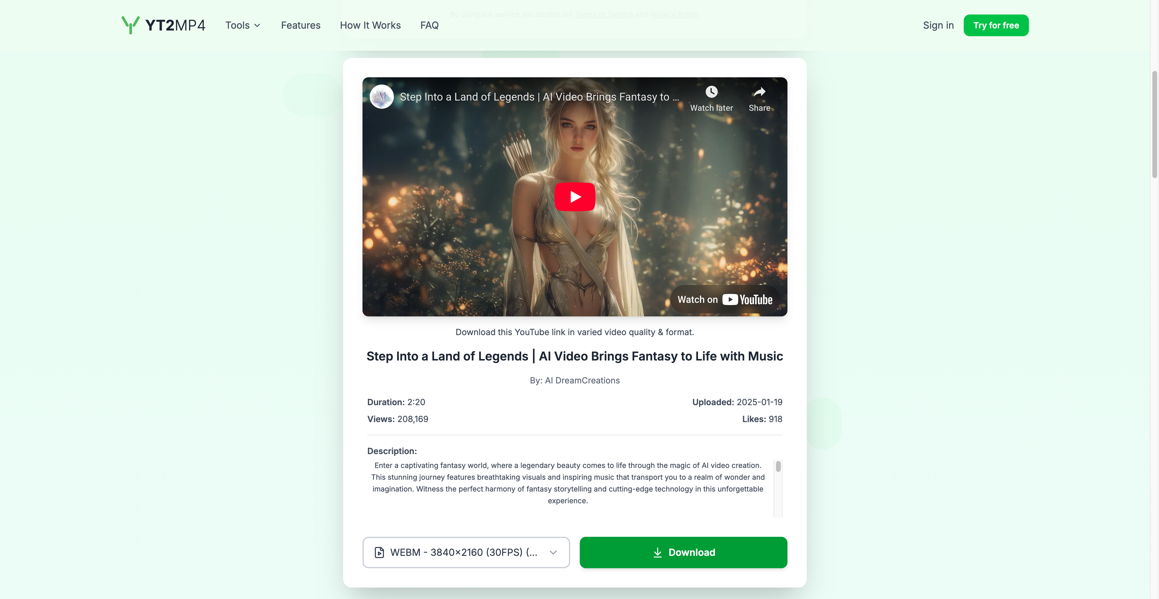 YT2MP4 gallery image