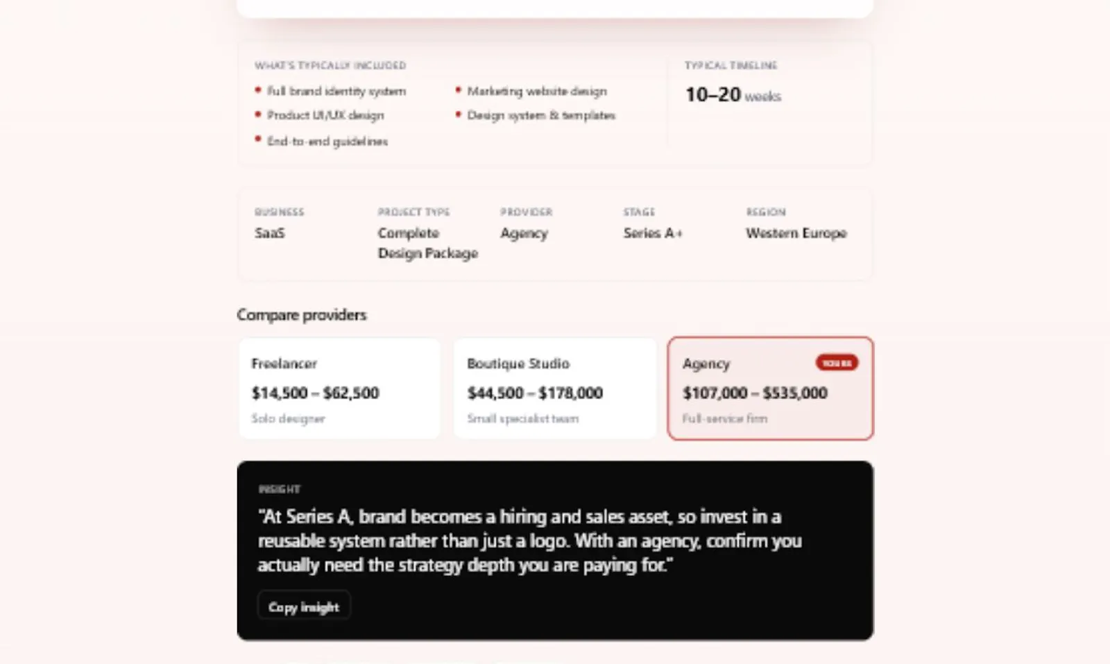Brand Cost Calculator screenshot 4