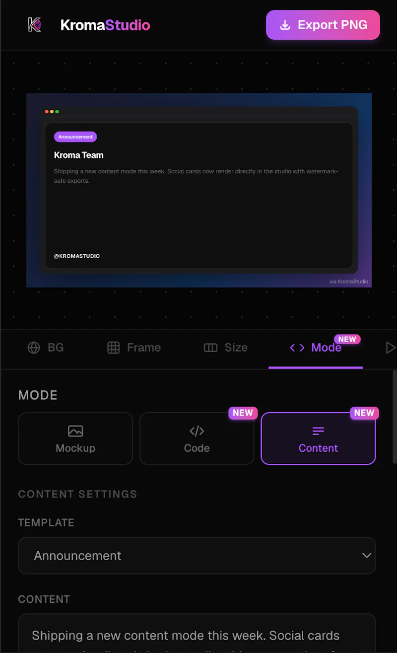 KromaStudio screenshot 5