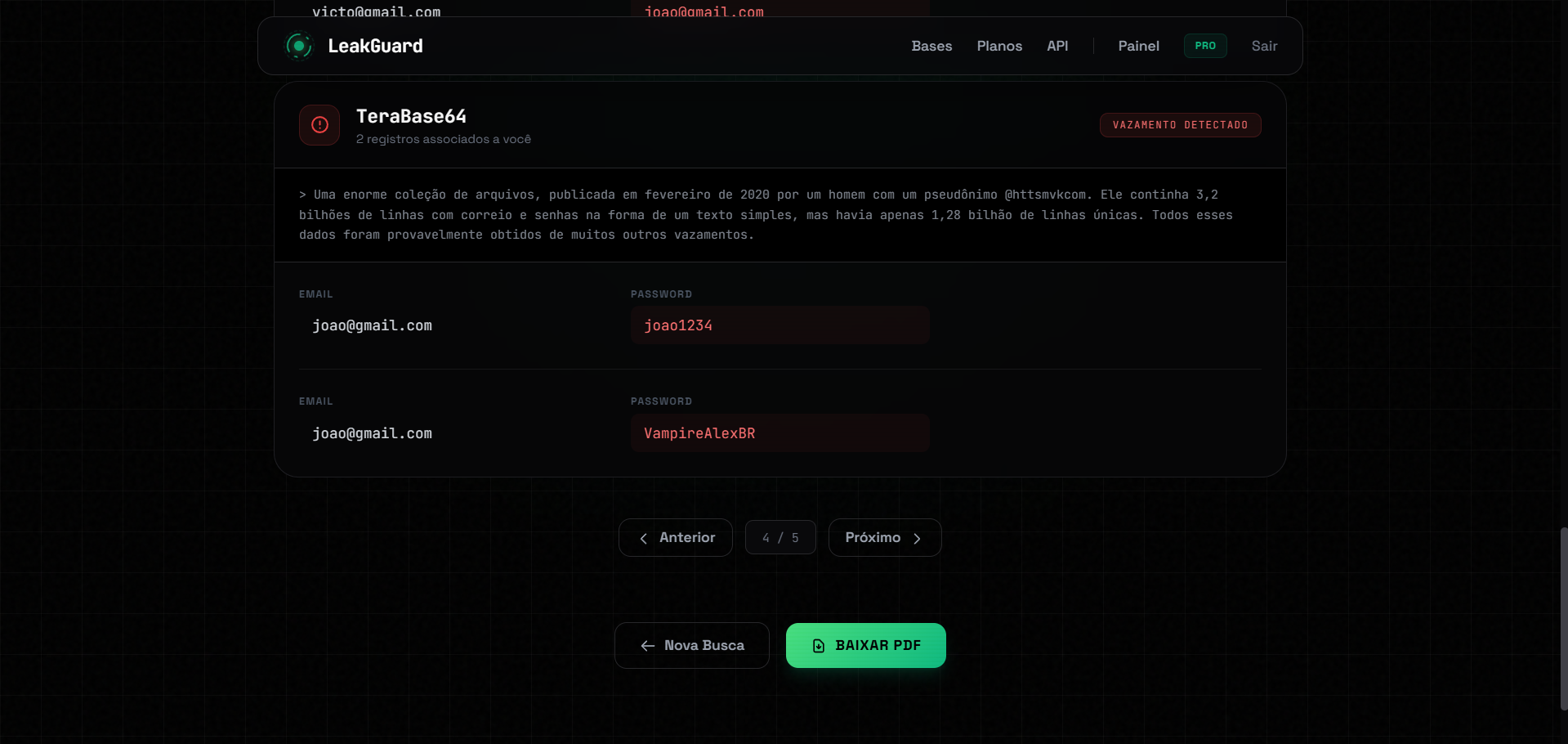 LeakGuard - Dark Web & Data Monitoring gallery image