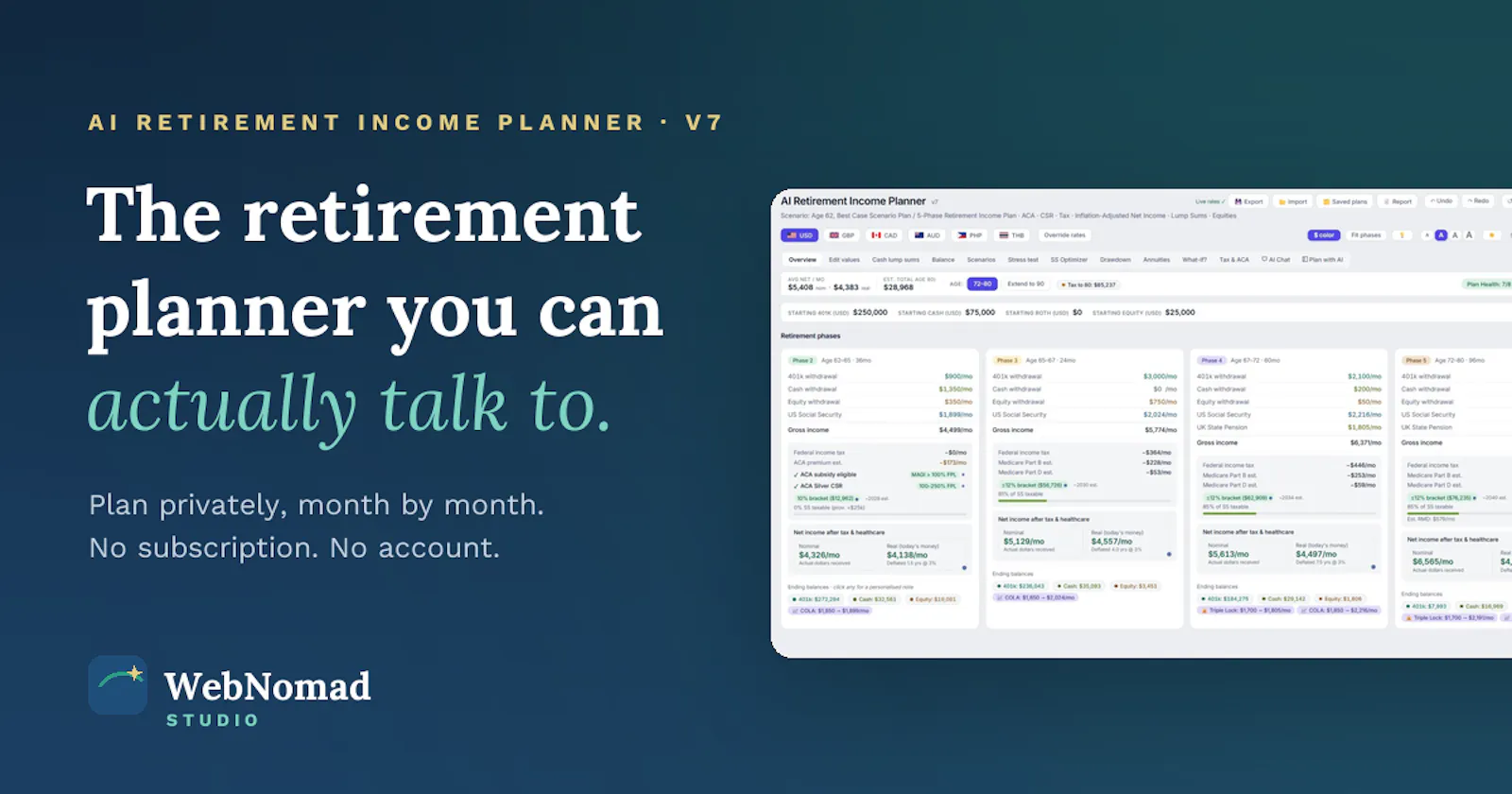 AI Retirement Income Planner screenshot 2