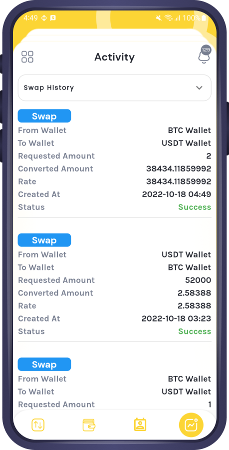 TradexPro Exchange 모바일 앱 - 암호화 구매 판매 및 거래 플러터 모바일 앱 미디어 17