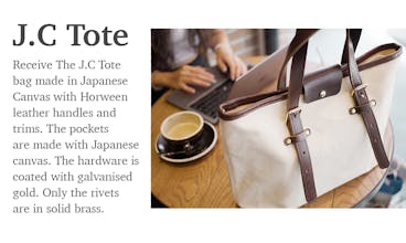 B+ collection Tote and Briefcase Bags gallery image