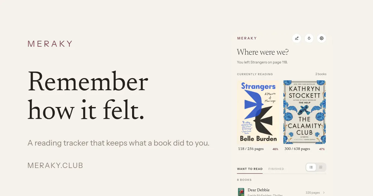 Meraky: Reading Journal gallery image