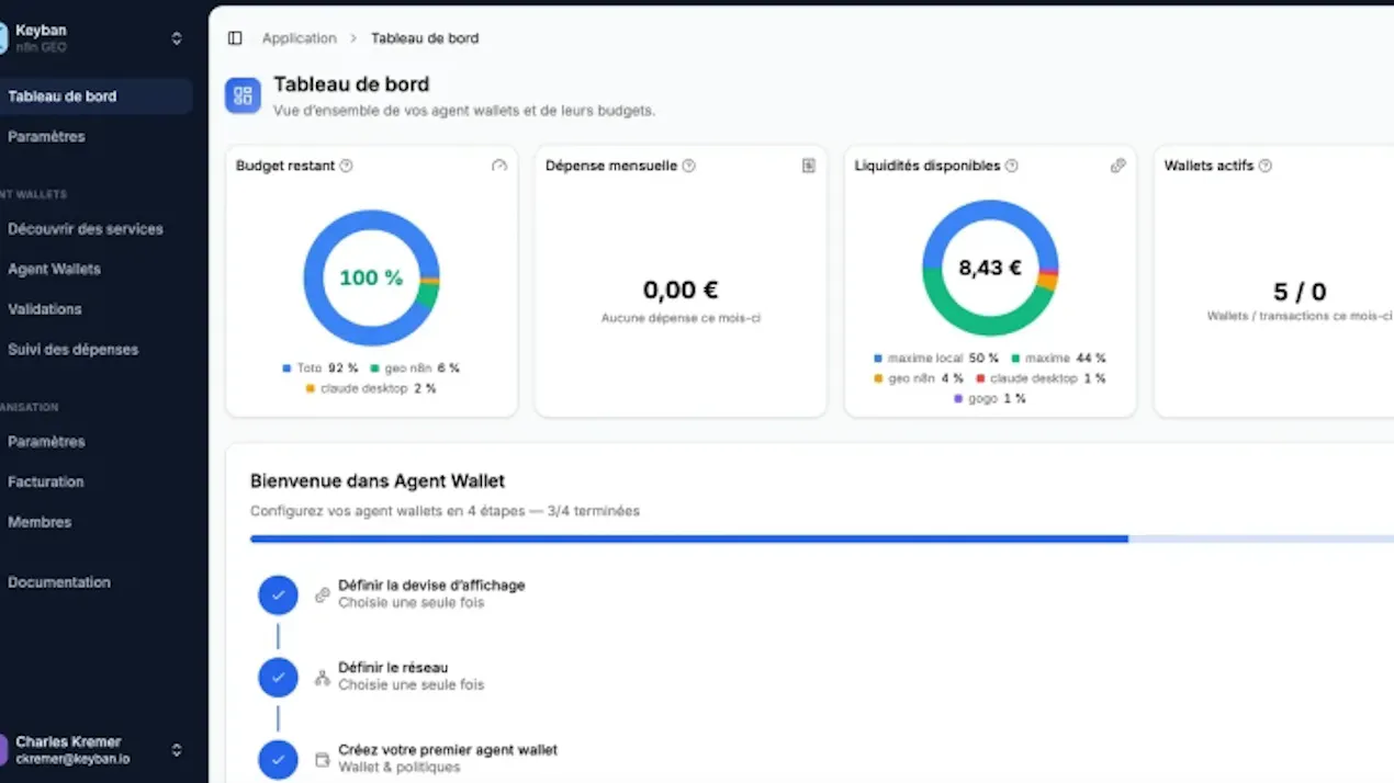 Keyban Agent Wallet product