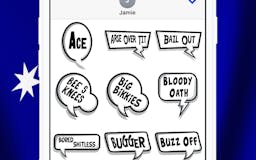 Aussie Slang Stickers media 2