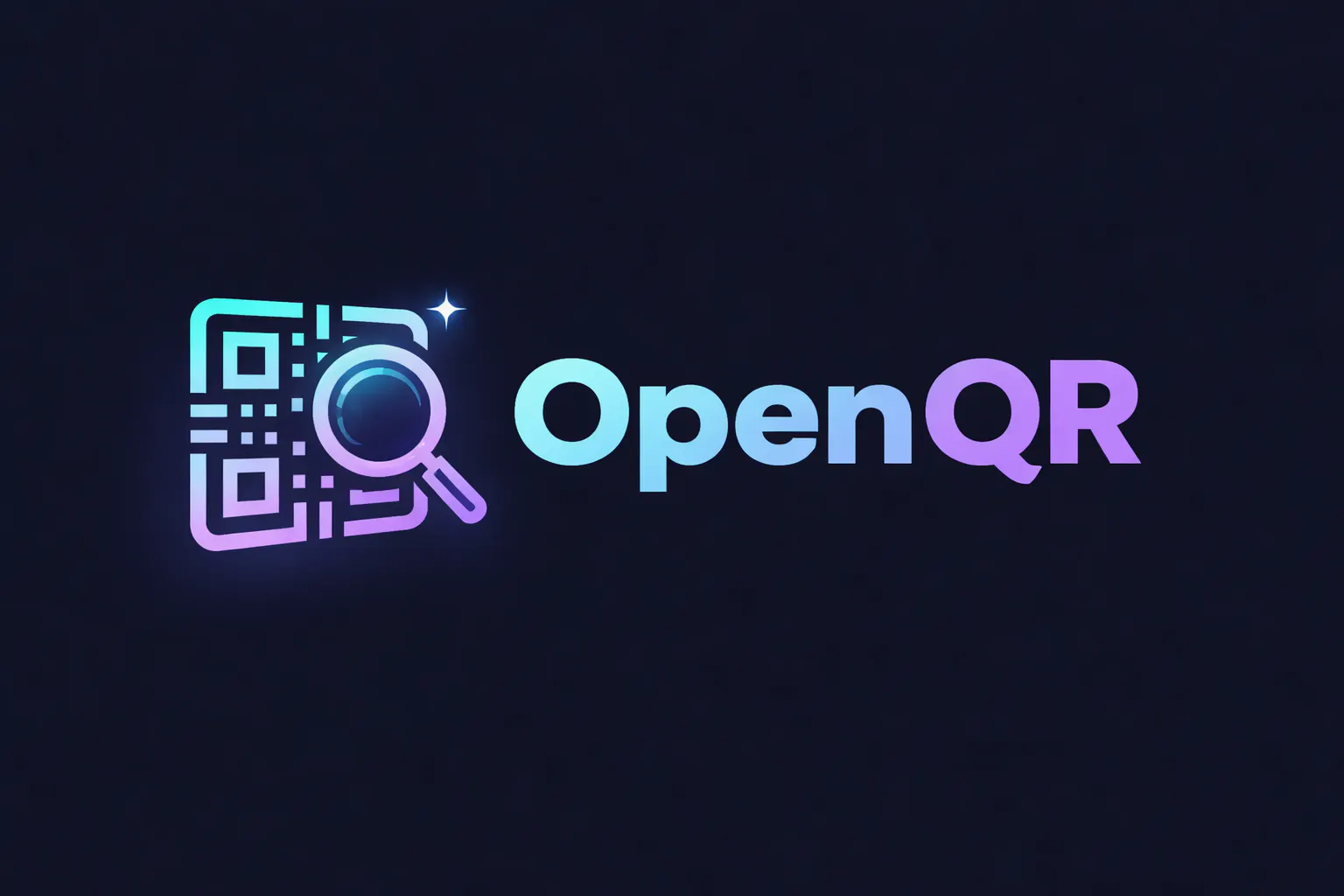 OpenQR — Free QR Code Generator 제품 배너