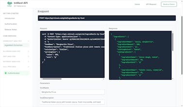 IntRest โ Intelligent Food API gallery image