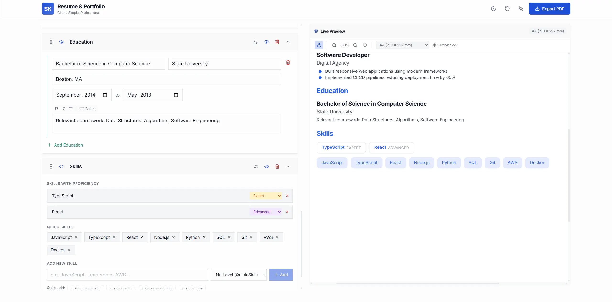 Resume Builder by Shiva Kar gallery image