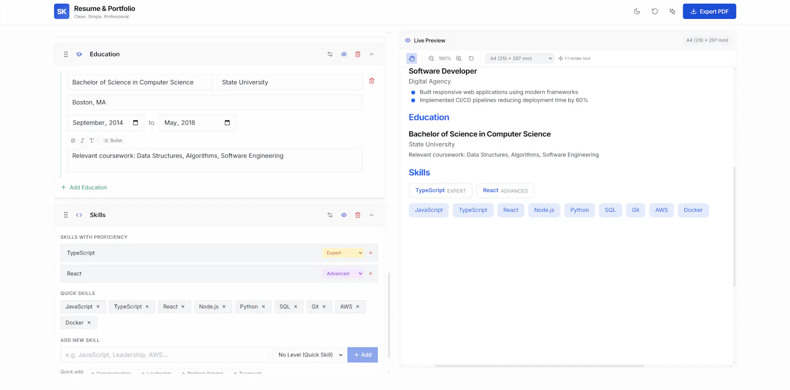 Resume Builder by Shiva Kar screenshot 2