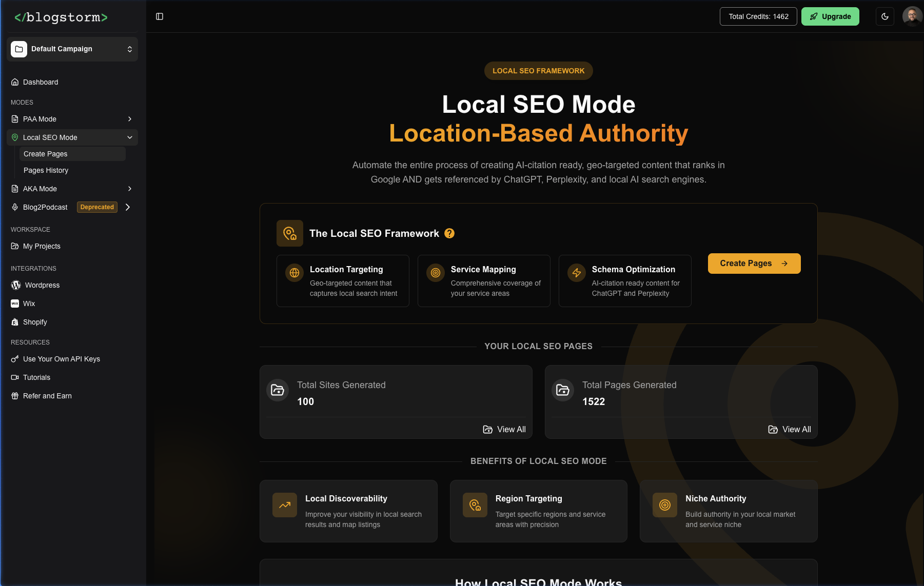 BlogStorm 2.0 - Screenshot 5 showing product features and functionality