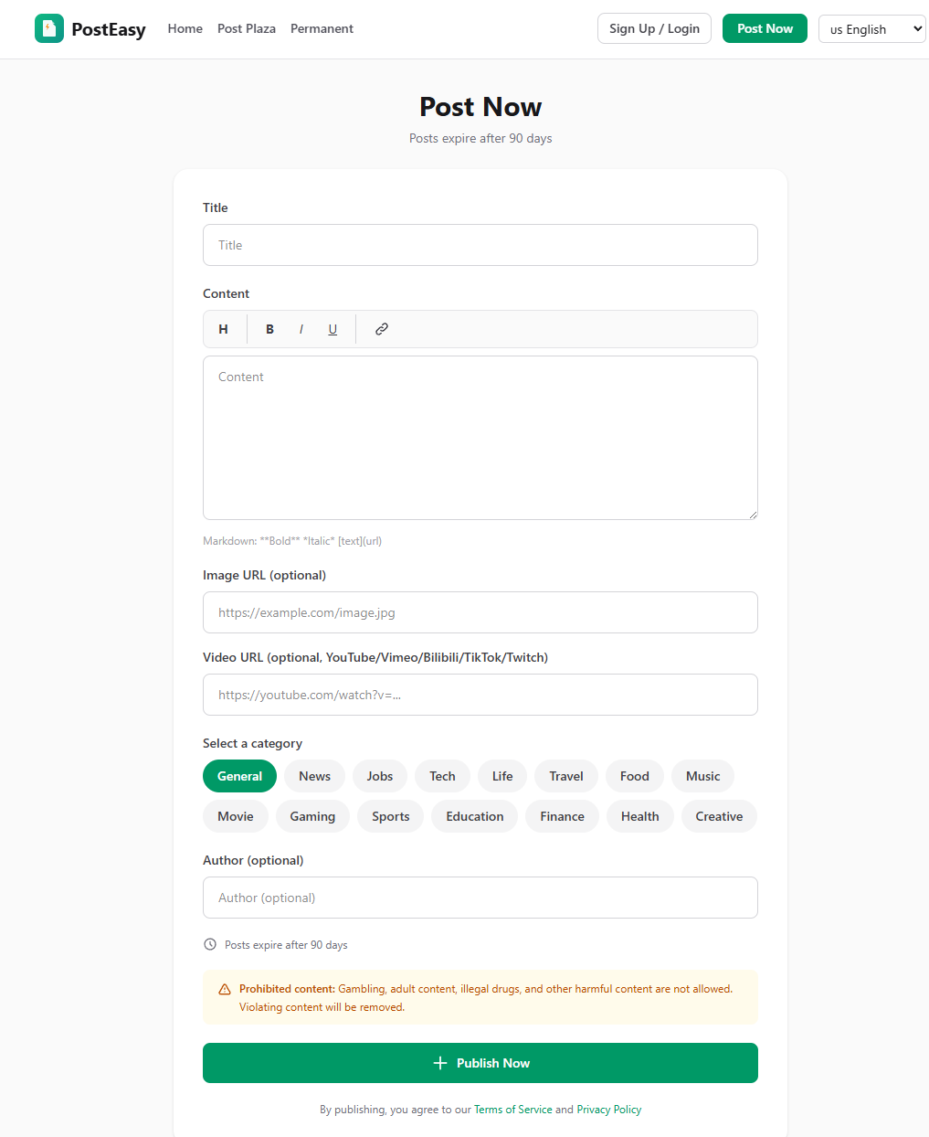 PostEasy - Screenshot 3 showing product features and functionality