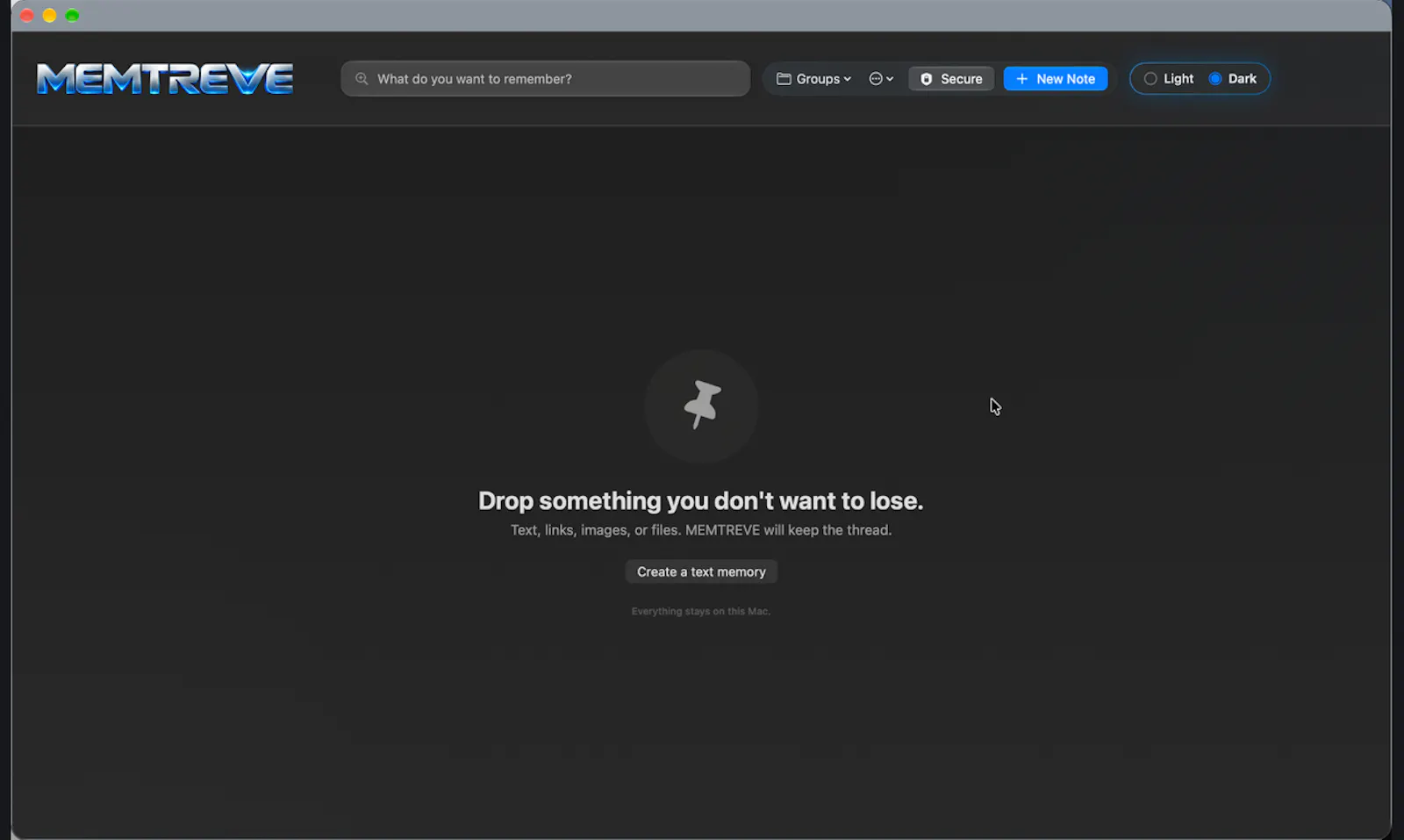 MEMTREVE — A place for everything. screenshot 3