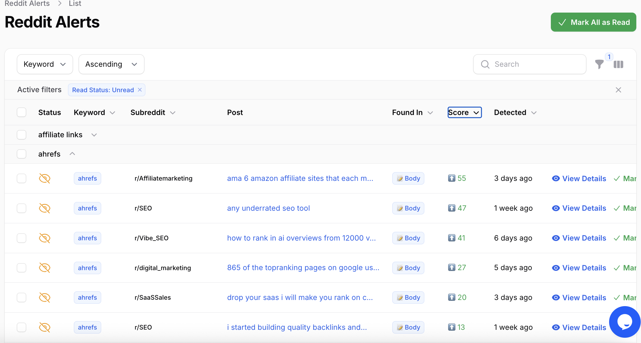 Pageradar.io gallery image