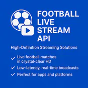 Banner del producto Football Live Stream Api