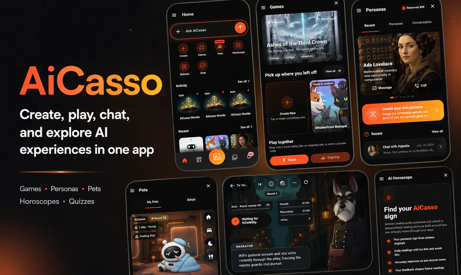 AiCasso : AI Games, Pets, Chat , Art screenshot 4