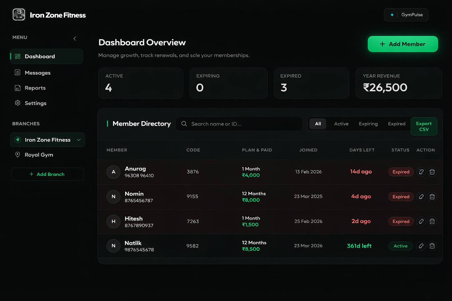 GymPulse gallery image