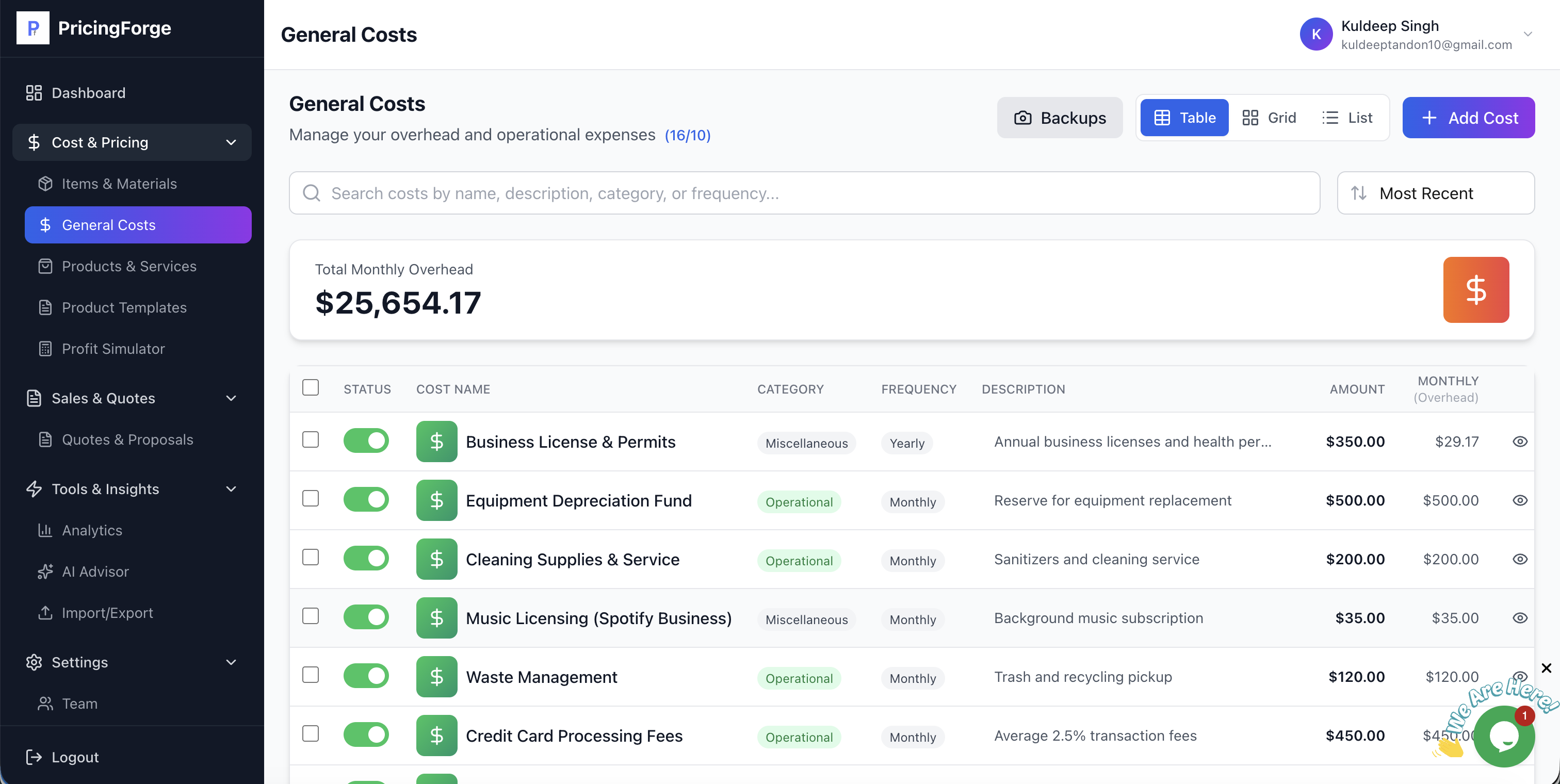 PricingForge gallery image