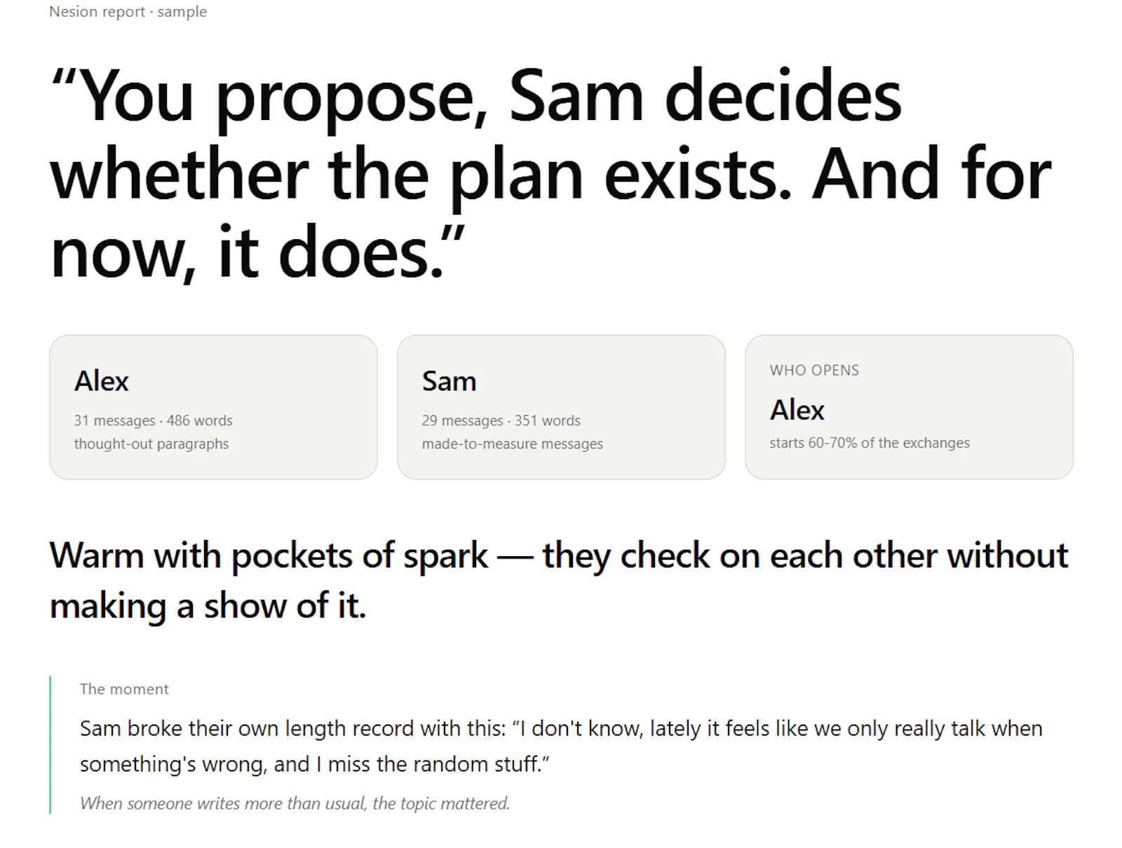 Nesion — into you, or just nice? screenshot 3