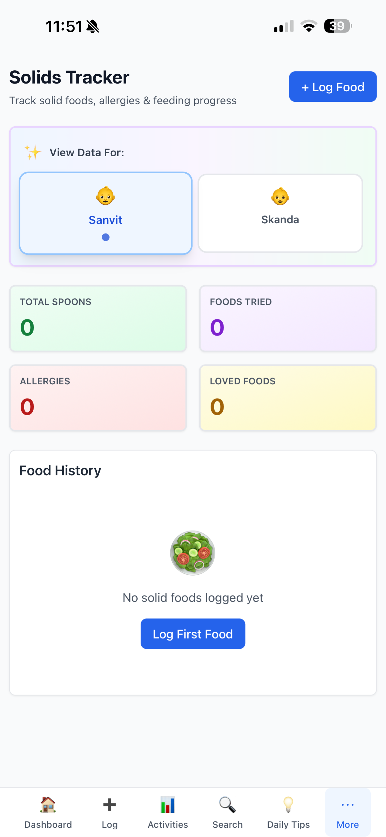 Baby tracker gallery image