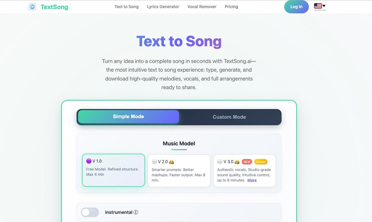 TextSong AI - Screenshot 2 preview