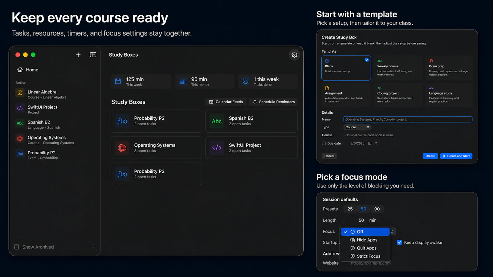 Study Boxes screenshot 2