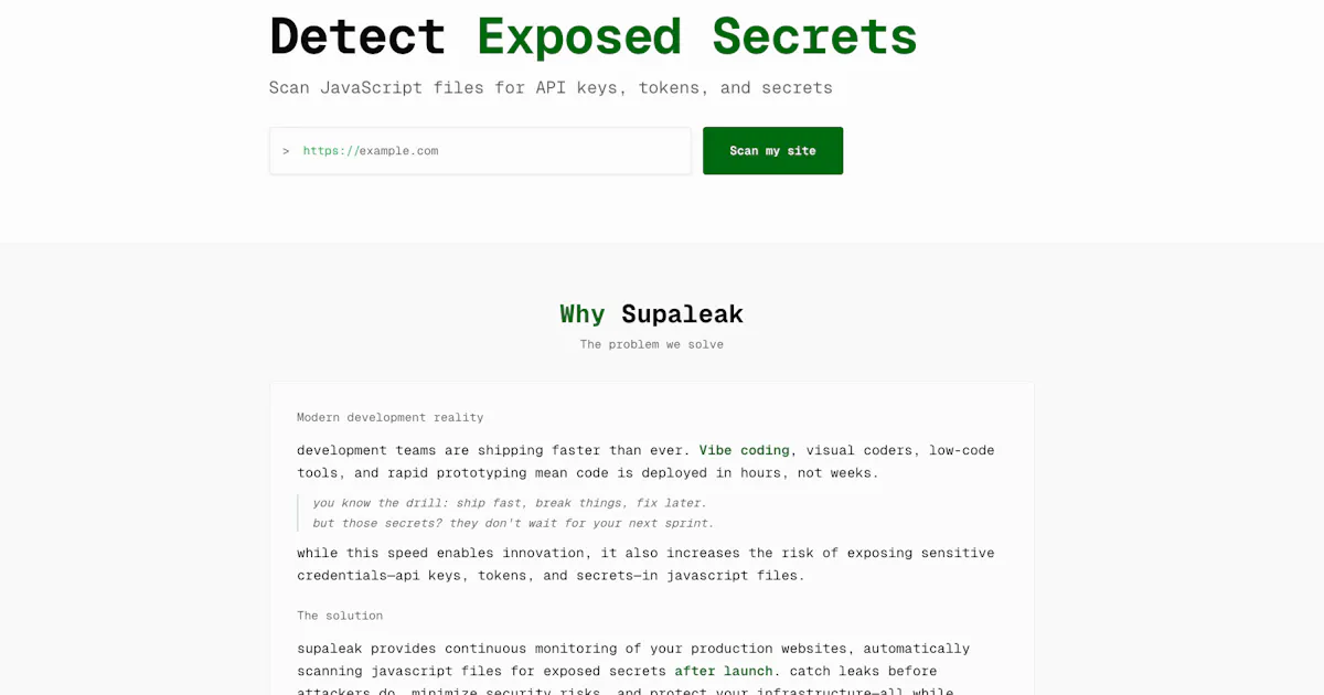 Supaleak