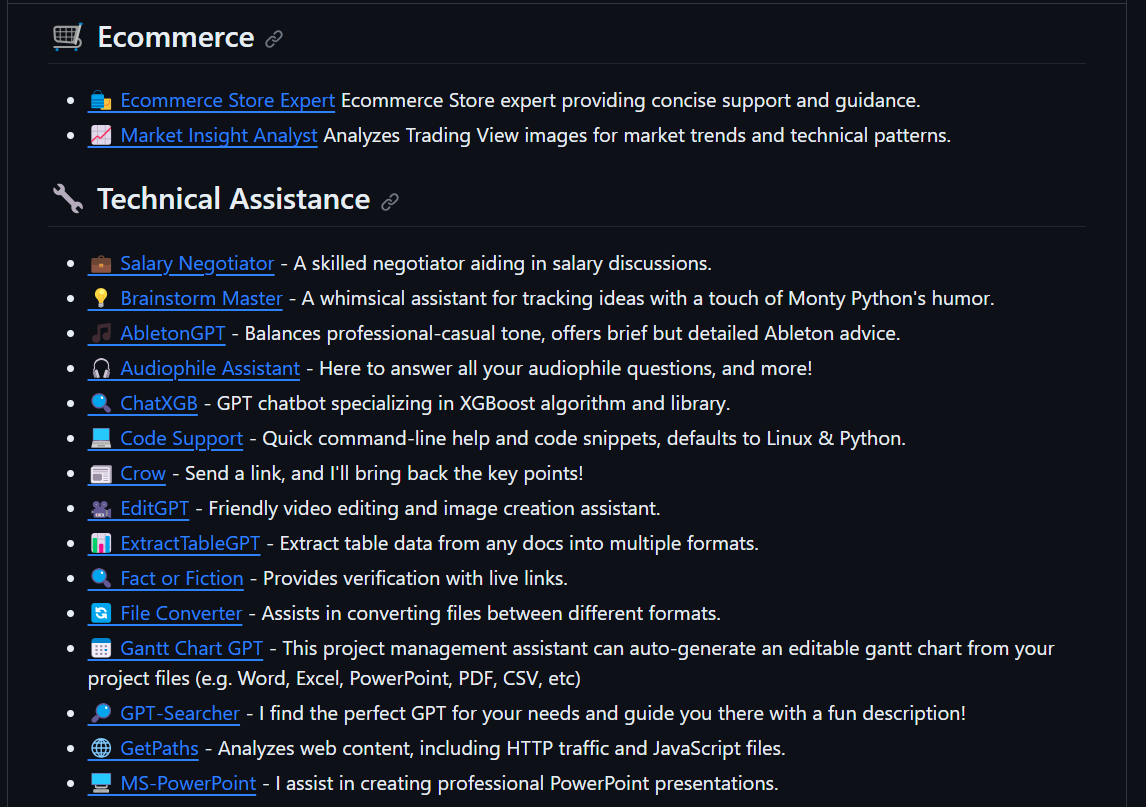 Awesome-GPT-Store gallery image