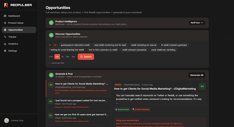 RedPulser screenshot 5